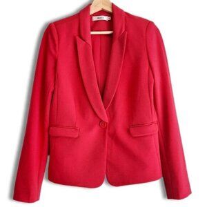 RICKI'S / Stretch One Button Closure Blazer Jacket Pink Sz S Flawed